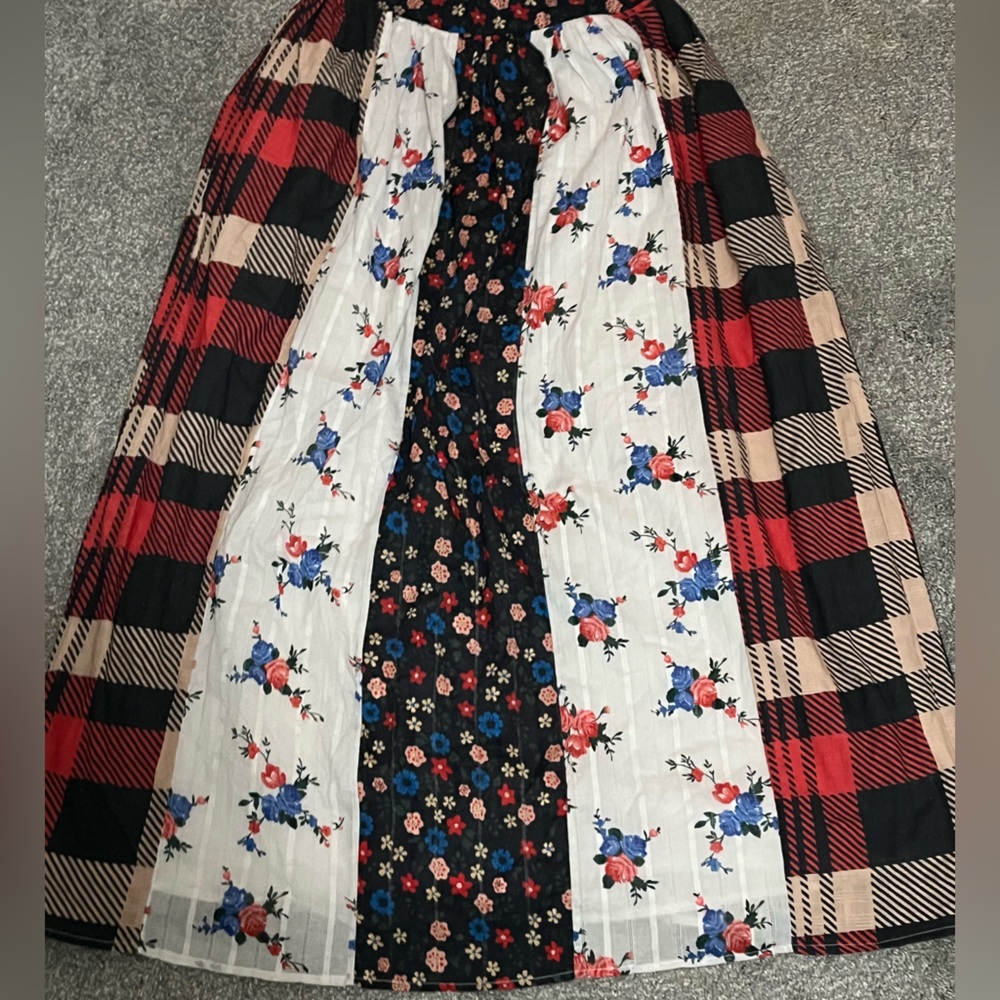 Anthropologie maxi patchwork skirt—only worn once